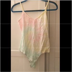 La hearts tie-dye bodysuit